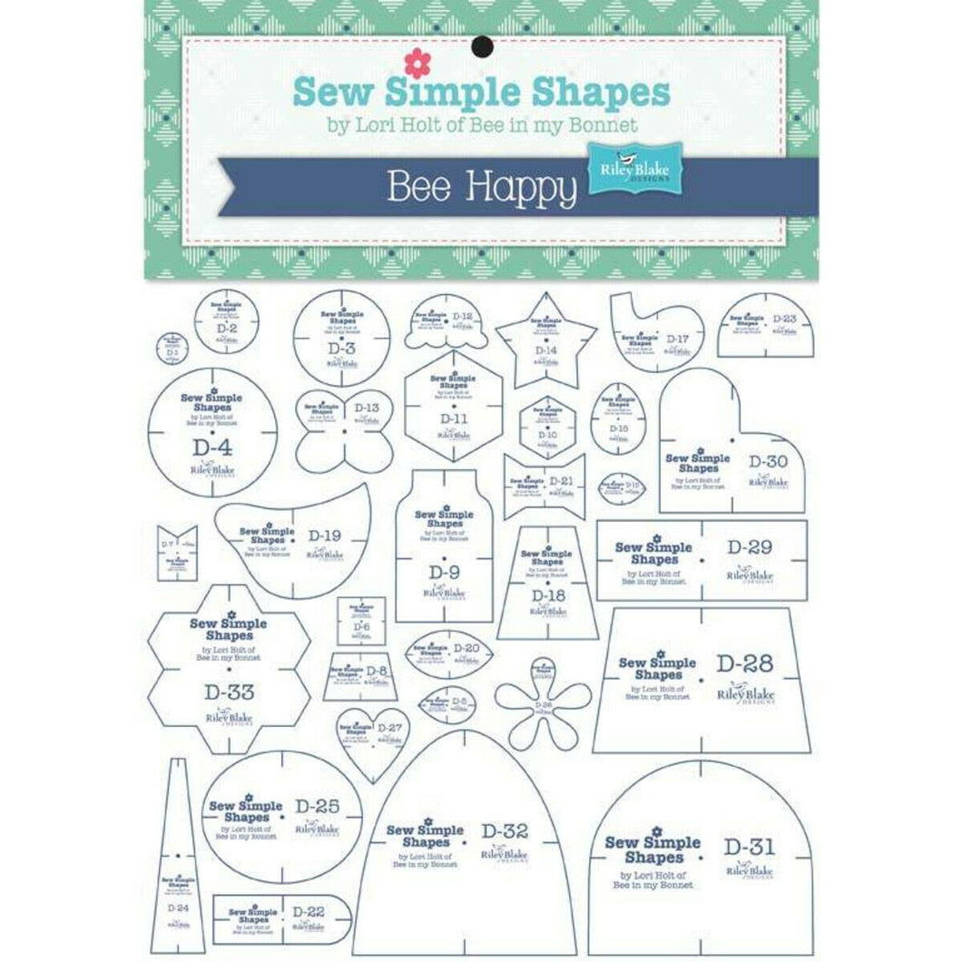 LORI HOLT BEE HAPPY SEW SIMPLE SHAPES by Lori Holt Riley Blake