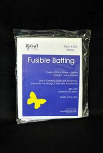 FUSIBLE BATTING Bosal 22"x36" White Bosal