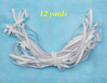 Load image into Gallery viewer, Braided White Elastic 1/4&quot; x 12 yards Galaxy Notions