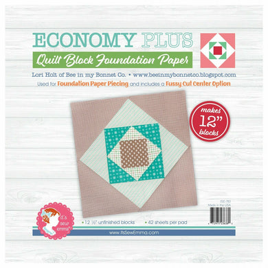 QUILT BLOCK FOUNDATION PAPER ECONOMY PLUS By Lori Holt Stitch It Up VA