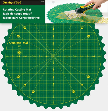 Cutting Mat Rotating by Omnigrid for qulters and sewers Omnigrid