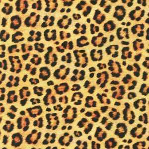 Wild Leopard Skin Digital Print Fabric by Robert Kaufman SBY Robert Kaufman