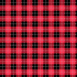 BUFFALO PLAID FABRIC-WE WHISK YOU A MERRY CHRISTMAS COLLECTION RED/BLACK Plaid