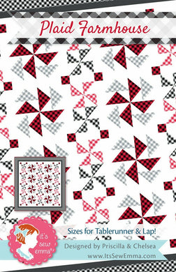 Plaid Farmhouse Quilt Pattern It's Sew Emma It's Sew Emma