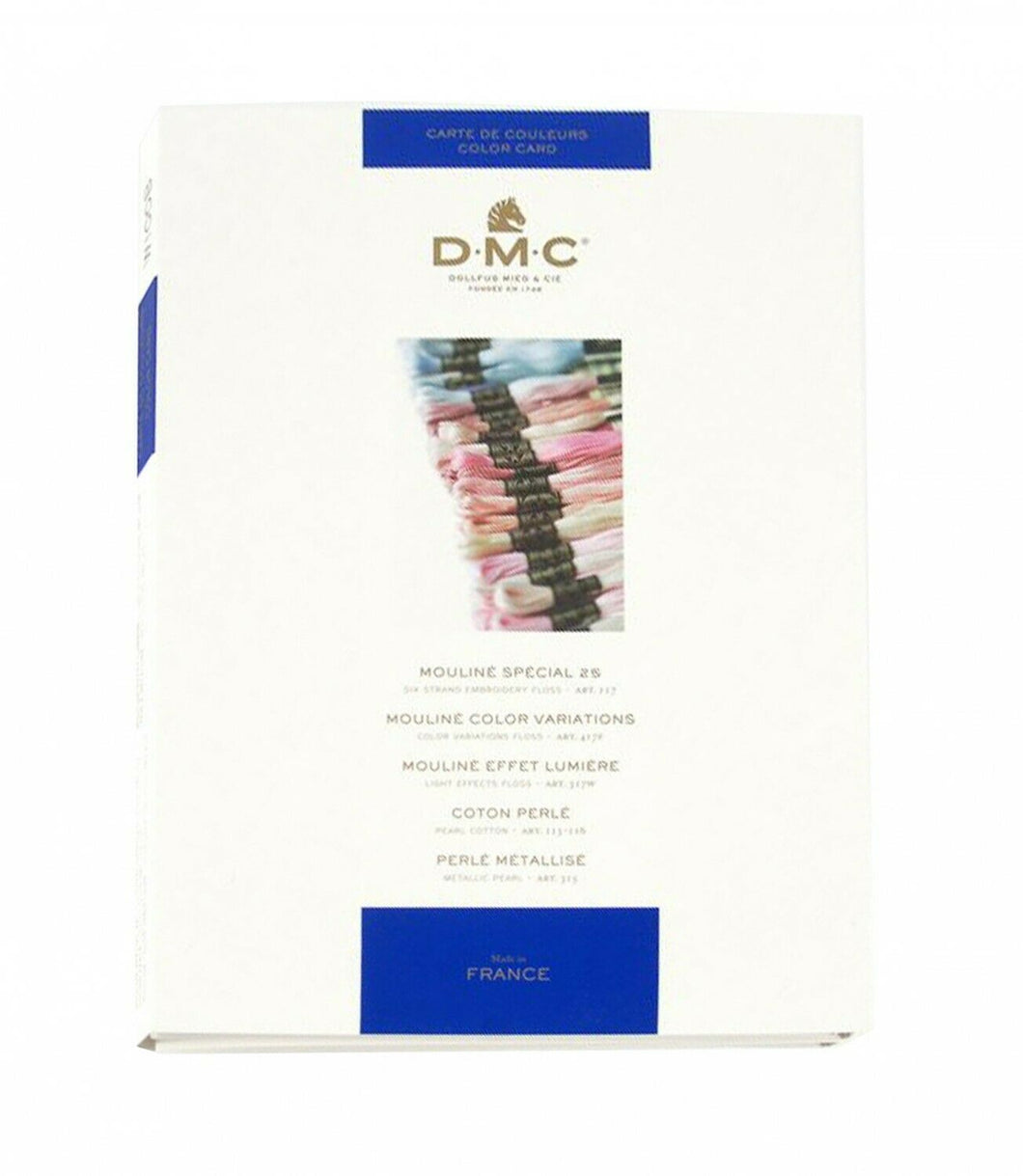 DMC Cross Stitch and Embroidery Thread Color Card DMC
