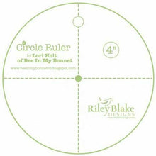 Load image into Gallery viewer, Circle Ruler Choose from 2 inch or 4 inch by Lori Holt Riley Blake