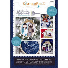 Load image into Gallery viewer, CHRISTMAS NATIVITY ORNAMENTS, HAPPY HOOP DECOR, VOL 2 ME CD Stitch It Up VA