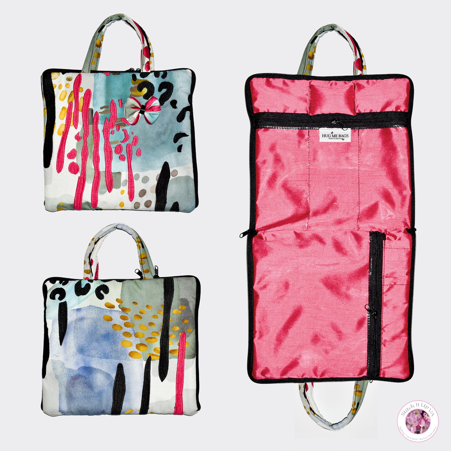 HugMeBag for Cross Stitch or Needlepoint Travel Case/Project