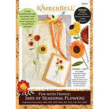 Load image into Gallery viewer, KIMBERBELL FUN WITH FRINGE: JARS OF SEASONAL FLOWERS ME CD Kimberbell