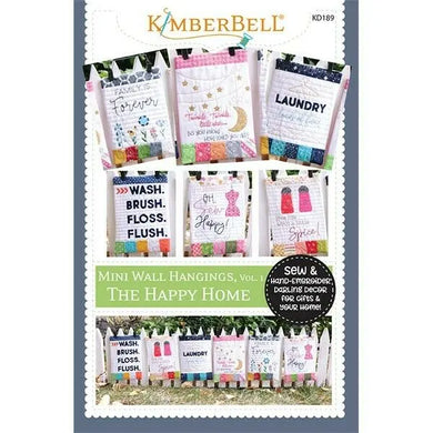 KIMBERBELL MINI WALL HANGINGS, VOL.1 THE HAPPY HOME SEWING VERSION KIMBERBELL