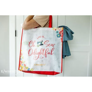 Kimberbell Sew Delightful Tote Bag.  A must have to take your projects  in when going to classes