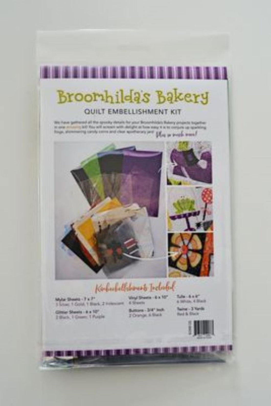 Broomhilda Bakery Quilt Embellishment Kit by Kimberbell Stitch It Up VA