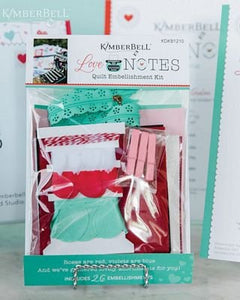 Love Notes Mystery Quilt Kit Bundle by Kimberbell Design Machine Embroidery Version Stitch It Up VA