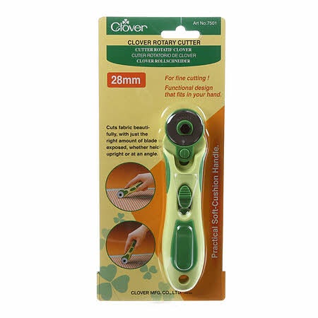 Rotary Cutter Soft Grip 28 mm by Clover Stitch It Up VA