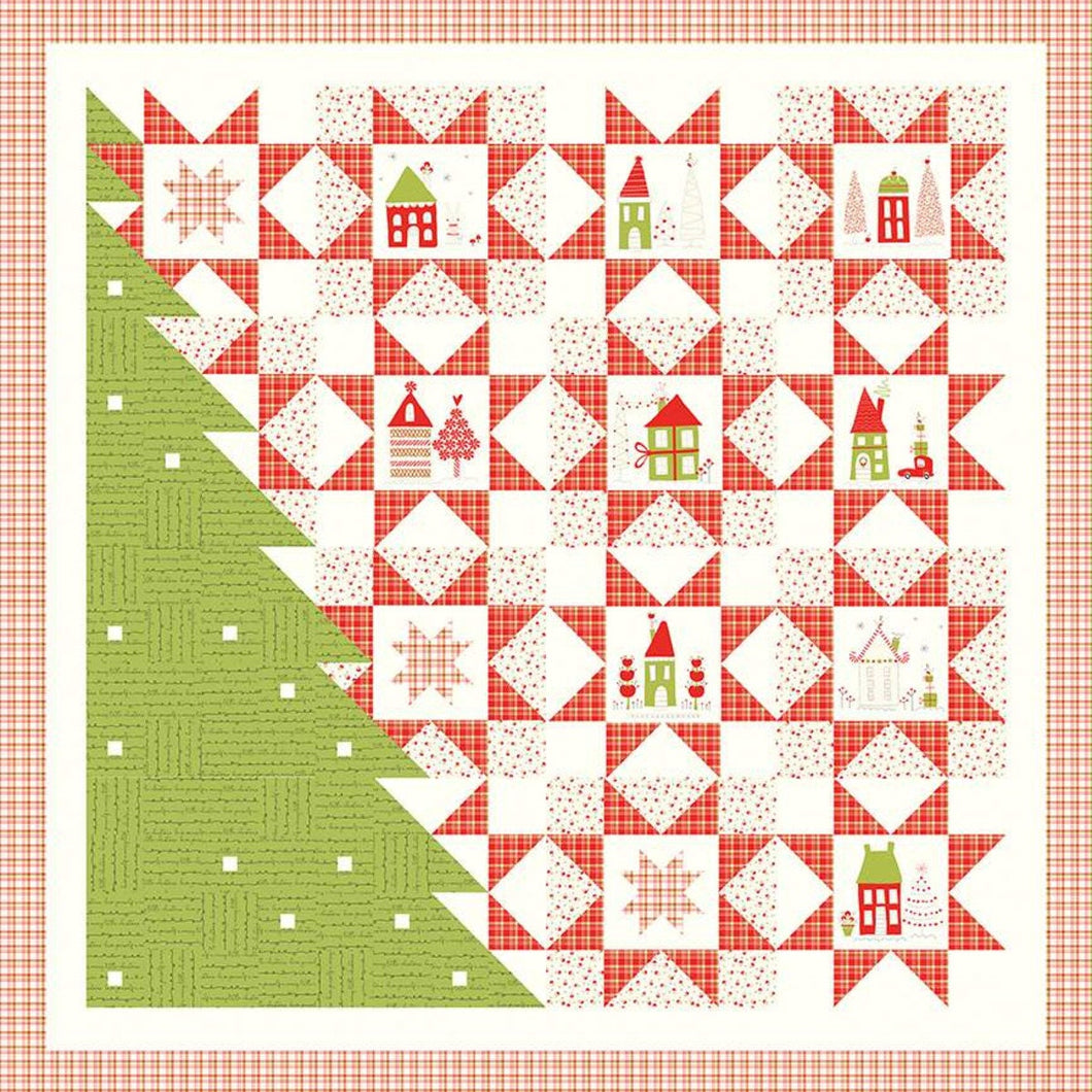 Christmas Quilt Boxed Kit by Sandy Gervais Holiday Season Stitch It Up VA