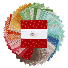 Load image into Gallery viewer, Prim 2.5 Inch Fabric Strips 40 pcs by Riley Blake Designs Stitch It Up VA