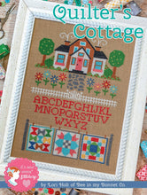 Load image into Gallery viewer, Quilter&#39;s Cottage Cross Stitch Pattern by Lori Holt of Bee in my Bonnet Company Stitch It Up VA