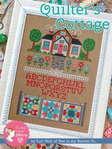 Quilter&#39;s Cottage Cross Stitch Pattern by Lori Holt of Bee in my Bonnet Company Stitch It Up VA