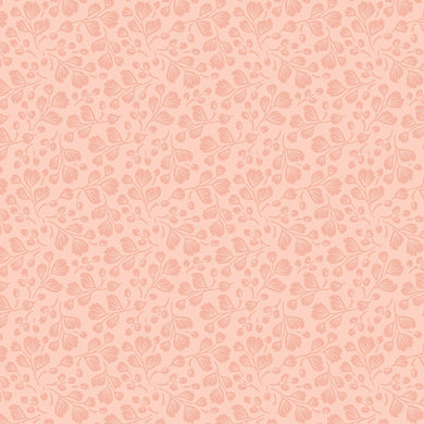 Woodland Songbirds Fabric Fernberry Peach by Poppie Cotton SBY Stitch It Up VA