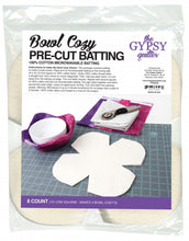 Load image into Gallery viewer, Cozy Pre-Cuts Plate,Bowl Or Large Bowl Batting by The Gypsy Quilter Stitch It Up VA
