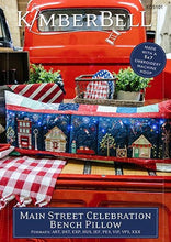 Load image into Gallery viewer, Main Street ME CD Celebration Bench Pillow by Kimberbell Stitch It Up VA