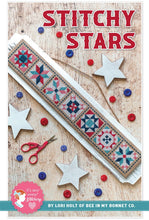 Load image into Gallery viewer, Stitchy Stars Cross Stitch Pattern by Lori Holt of Bee in my Bonnet Stitch It Up VA