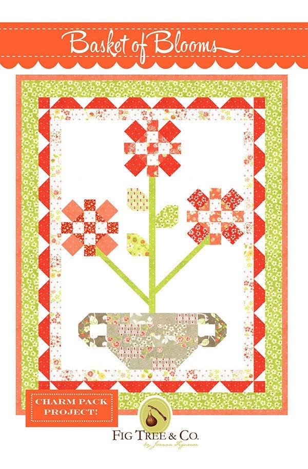 Basket of Blooms Pattern by Fig Tree & Company Stitch It Up VA