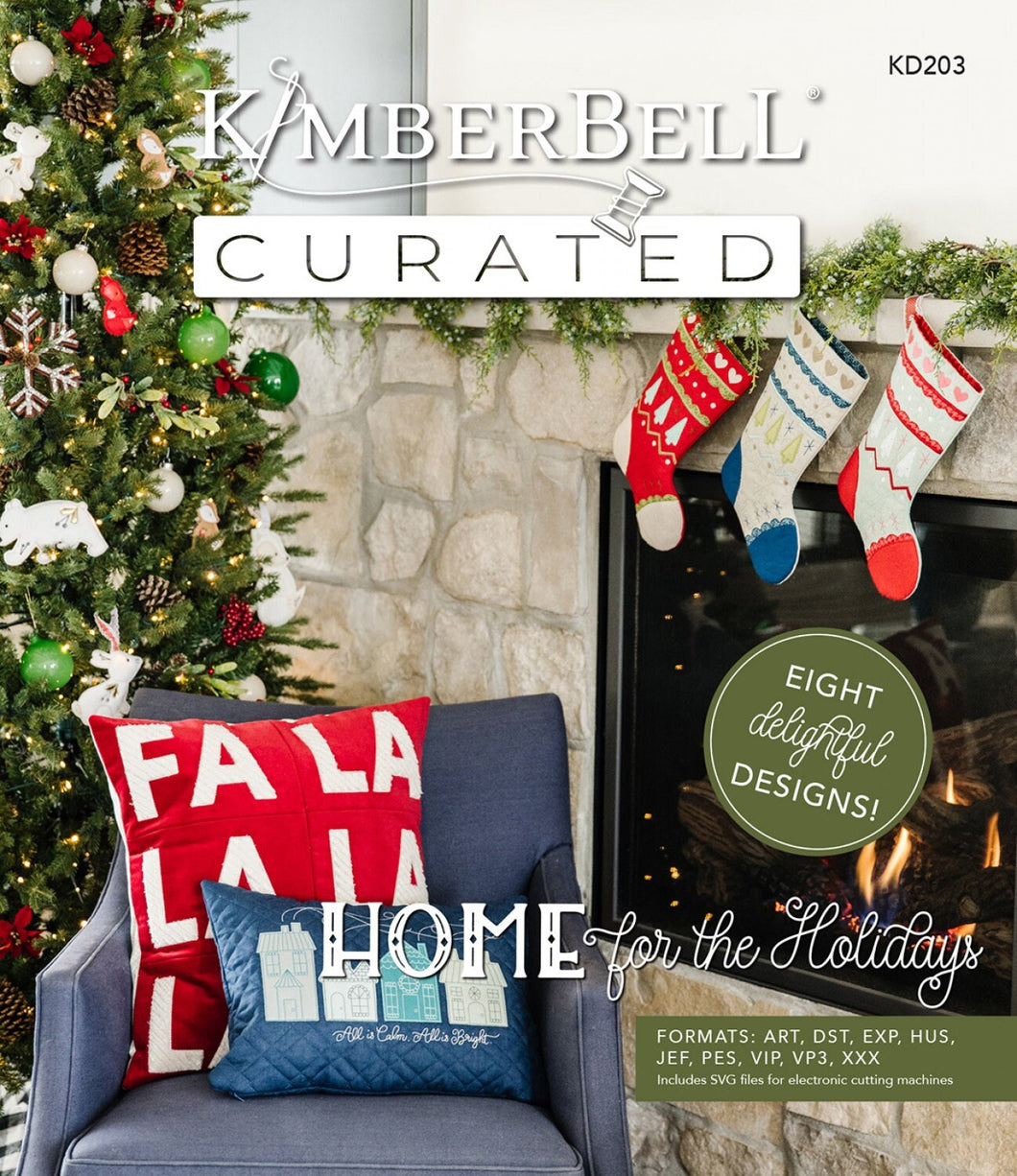 Kimberbell Curated Home for the Holidays ME CD Stitch It Up VA