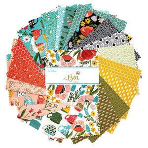 Tea with Bea Fabric 5" Stacker by Riley Blake Designs Stitch It Up VA