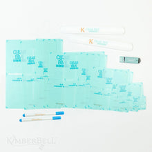 Load image into Gallery viewer, Kimberbell Clear Blue Quilting Tiles Essentials Set  For Quilting Designs Stitch It Up VA