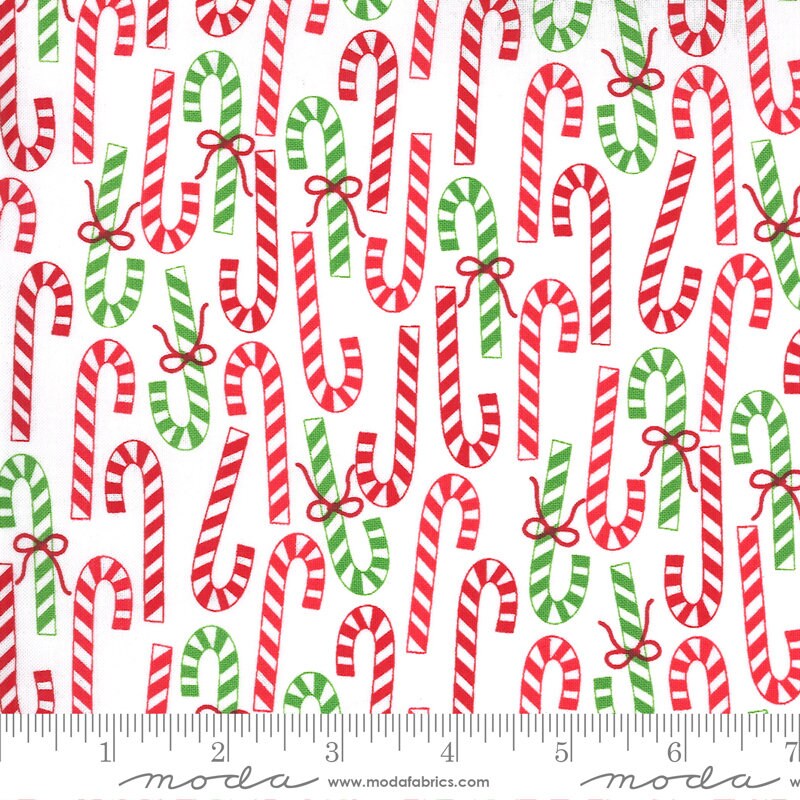Merry Canes Fabric by Moda SBY Stitch It Up VA