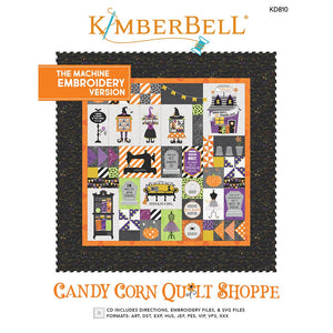 Candy Corn Machine Embroidery CD by Kimbebell Stitch It Up VA