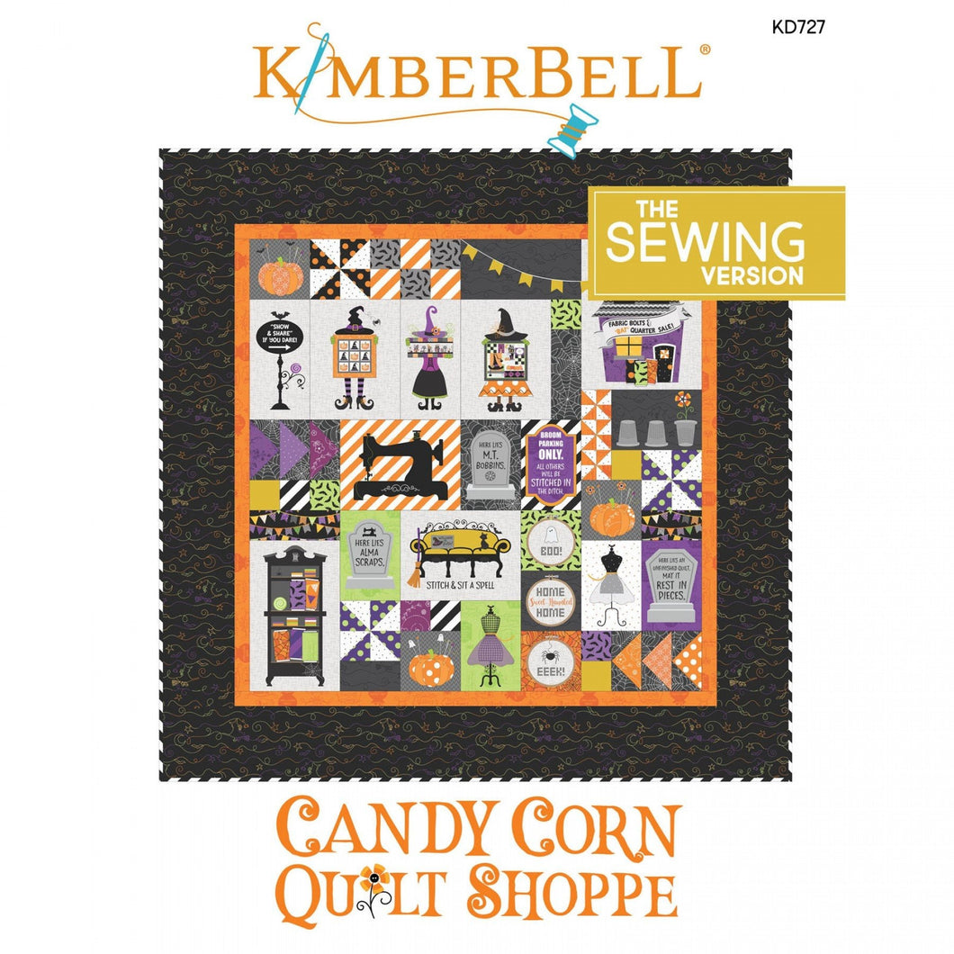 Candy Corn Sewing Version Quilt Pattern Book  w/ SVG Files by Kimberbell Stitch It Up VA