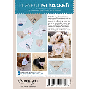 Kimberbell ME CD Pet Kerchiefs Stitch It Up VA