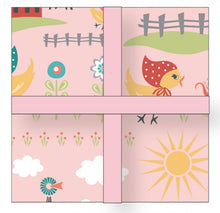 Load image into Gallery viewer, Poppie Cotton Chick A Doodle Doo Precut 10&quot; Square Fabric Stitch It Up VA