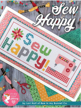 Load image into Gallery viewer, Sew Happy Cross Stitch Pattern by Lori Holt Stitch It Up VA