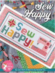 Sew Happy Cross Stitch Pattern by Lori Holt Stitch It Up VA