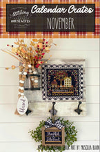 Load image into Gallery viewer, Calendar Crates Cross Stitch Patterns &quot;November &amp; December&quot; by Stitching with the Housewives Stitch It Up VA