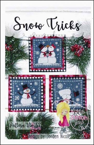 Snow Tricks Cross Stitch Pattern by Little Stitch Girl Pattern No. 57 Stitch It Up VA