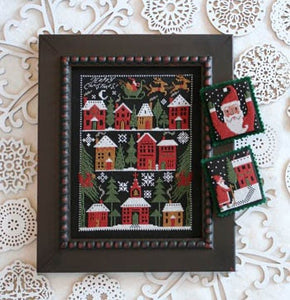 The Prairie Schooler Cross Stitch Patterns: Christmas Alphabet, Barnyard Christmas or Happy Christmas Stitch It Up VA