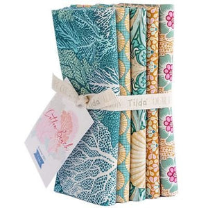 Tilda Cotton Beach Fabric FQB (5 fabrics) Choose From: Stitch It Up VA