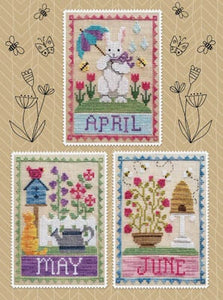 Waxing Moon Designs Monthly Trios Cross Stitch Patterns  Choose From: Stitch It Up VA