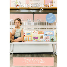 Load image into Gallery viewer, Kimberbell Two Scoops Bench Pillow ME CD Stitch It Up VA