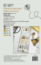 Load image into Gallery viewer, Bee Happy Cross Stitch Pattern by Primrose Cottage Stitches Stitch It Up VA