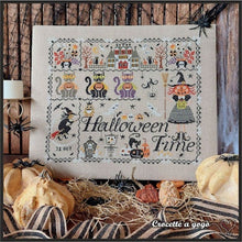 Load image into Gallery viewer, Halloween Time or Winter Time Cross Stitch Patterns by Crocette
