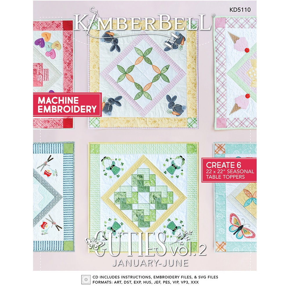Kimberbell Cuties Volume 2  Machine Embroidery CD