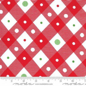 Merry and Bright Poinsetta Fabric by Moda