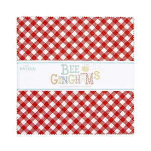 Bee Gingham 10" Stacker Fabric by Lori Holt for Riley Blake