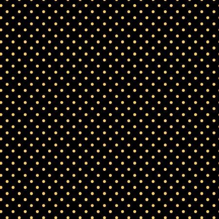 Bee Dot Fabric by Timeless Treasures/Black with Dots/Half Yard OR Whole Yard