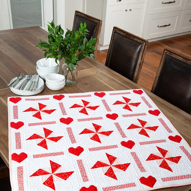 Table Topper Quilt Kit February by Riley Blake